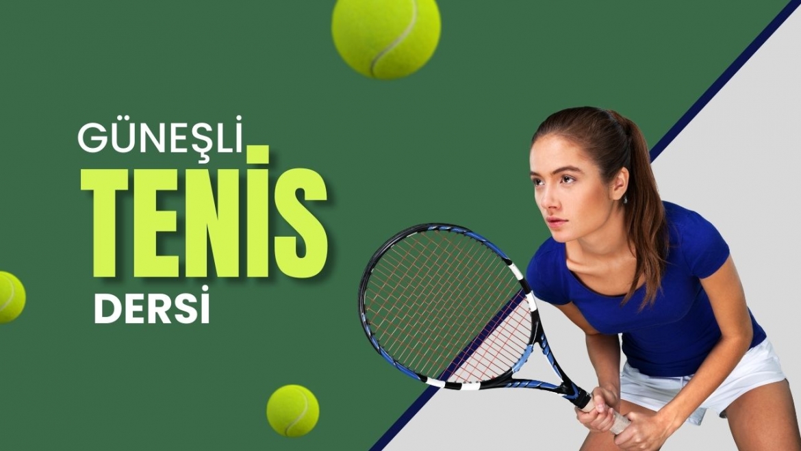 Güneşli Tenis Dersi